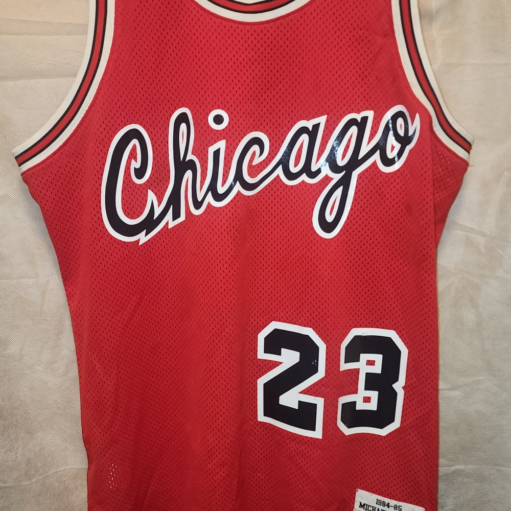 Mitchell & Ness Red Hardwood Classics Jersey